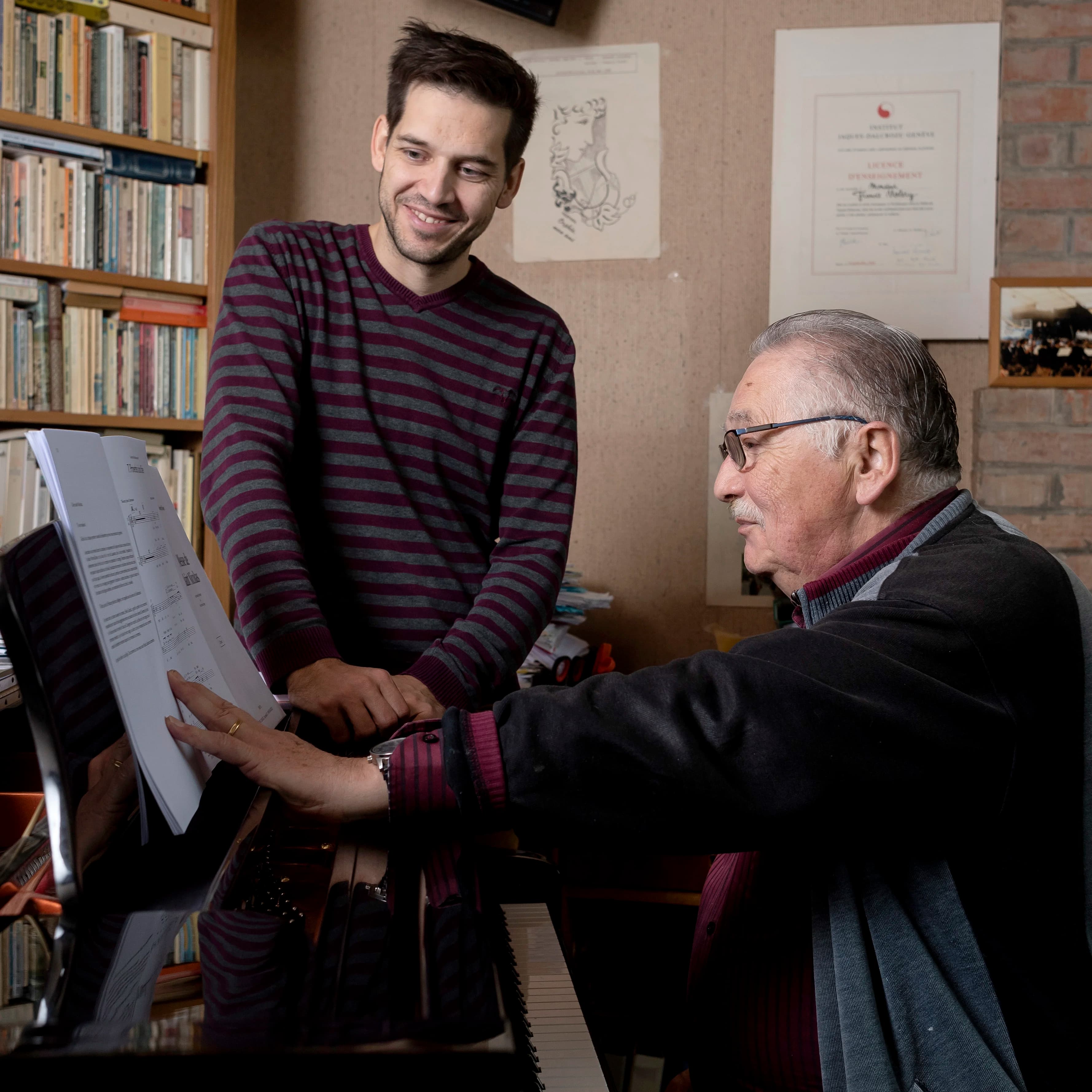 Francis Volery au travail